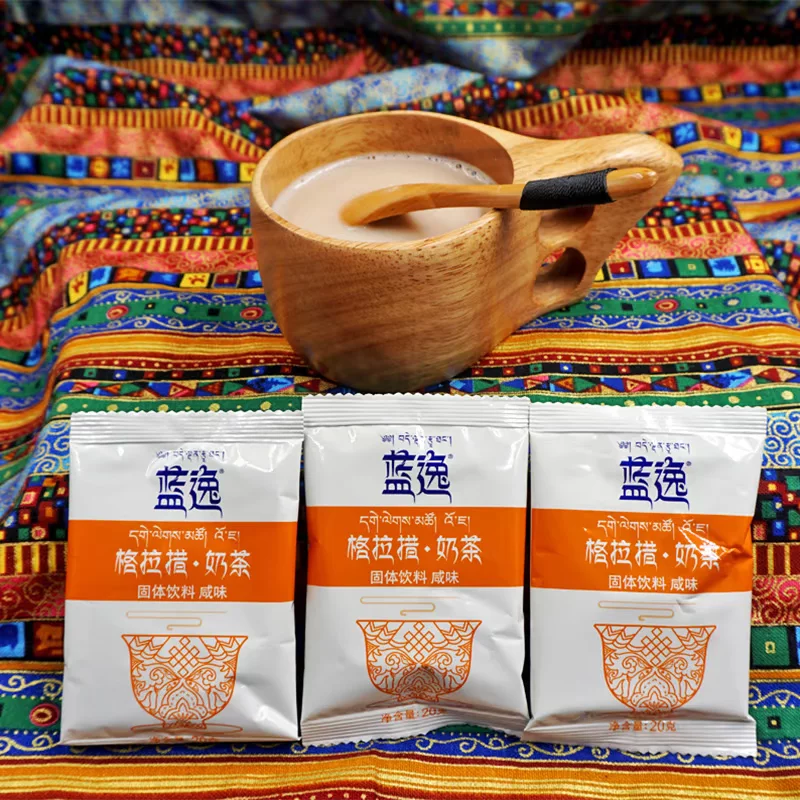 蓝逸格拉措酥油茶（即冲奶茶） 参考图 1